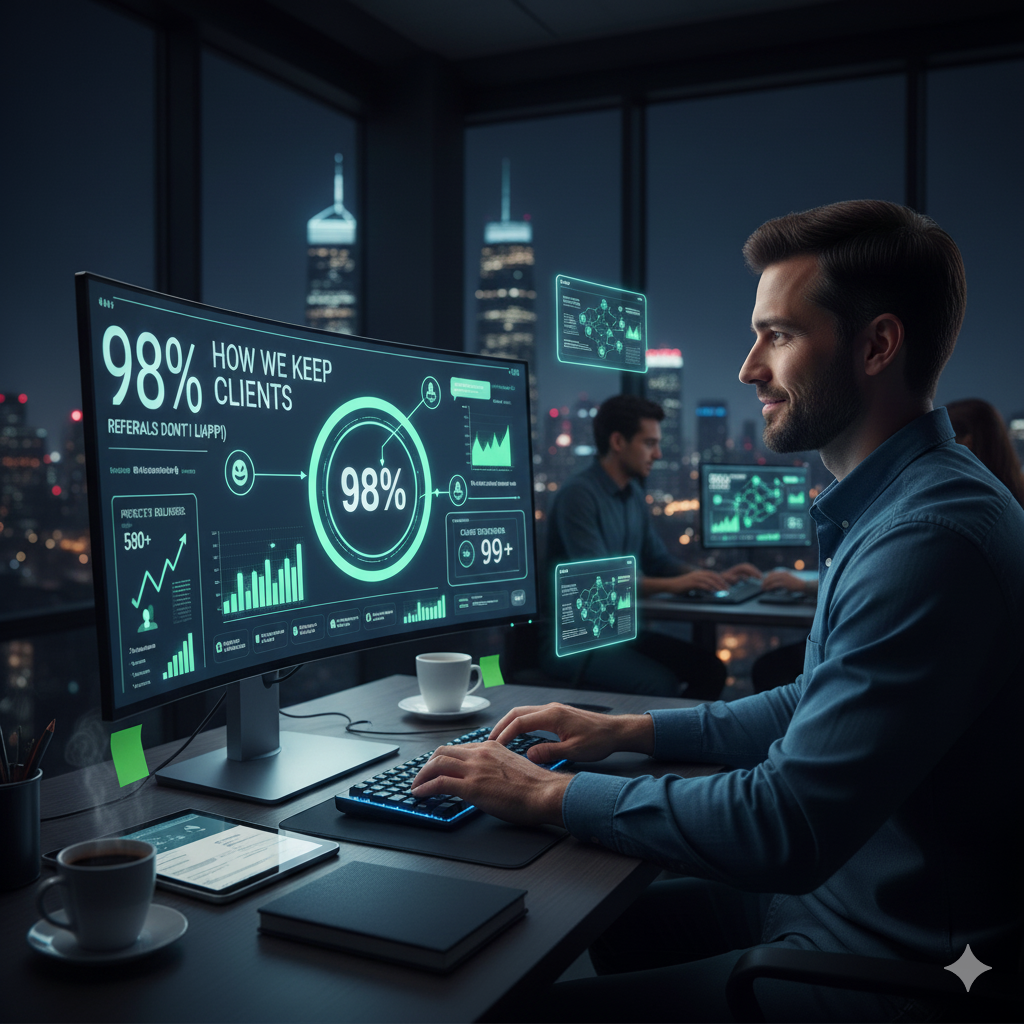 How We Keep Clients Happy (98% Referrals Don’t Lie!)