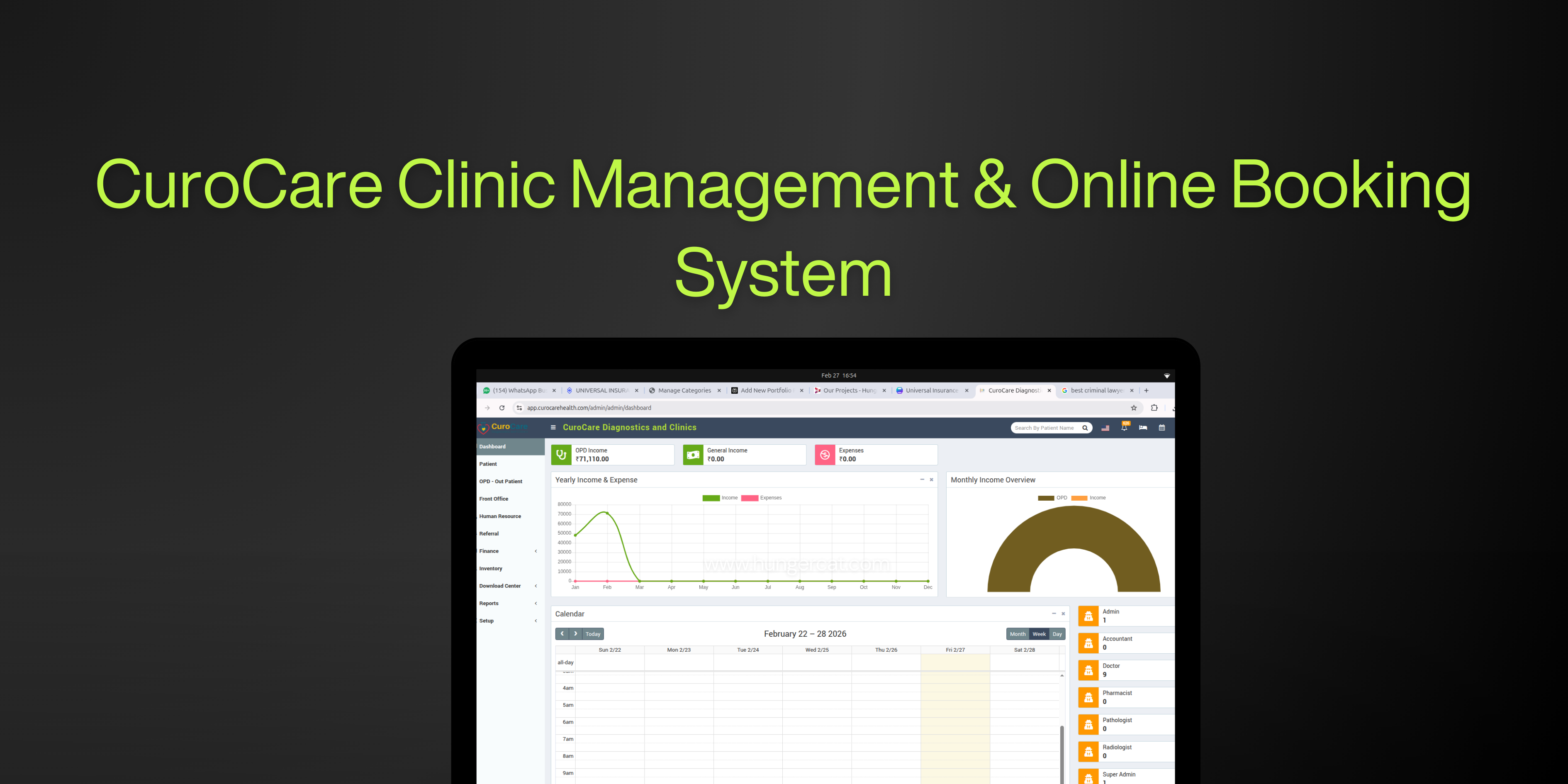  CuroCare Clinic Management & Online Booking System